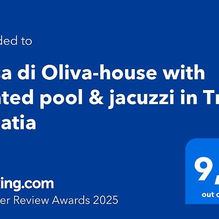 Casa Di Oliva-House With Heated Pool & Jacuzzi In Trilj, Croatia Exterior foto